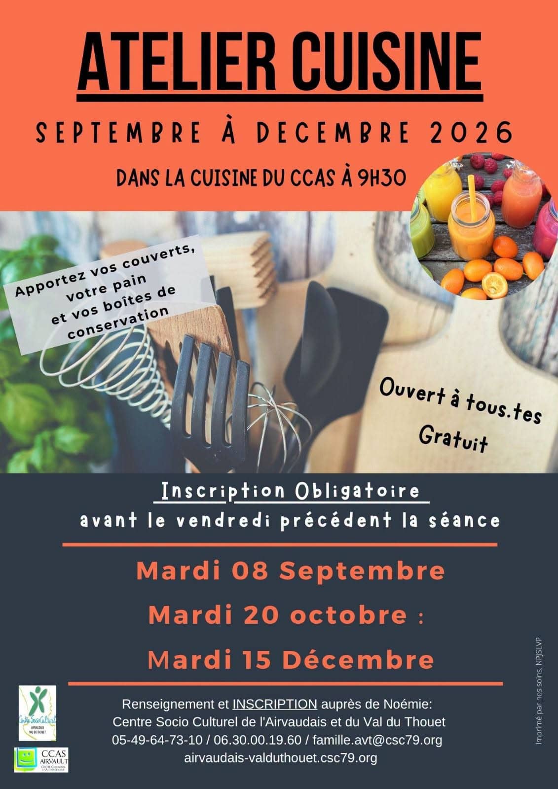 Illustration de l'événement : Atelier cuisine