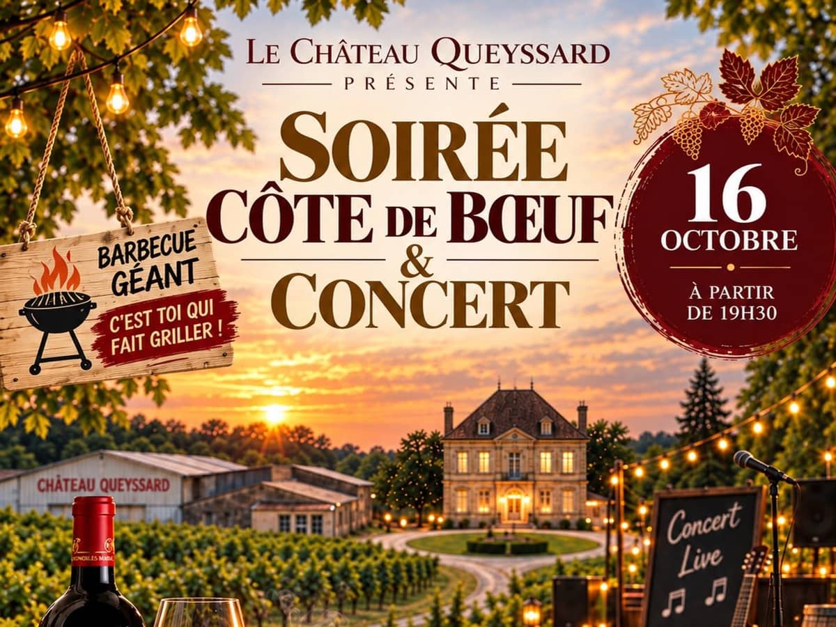 Illustration de l'événement : Soirée côte de boeuf et concert