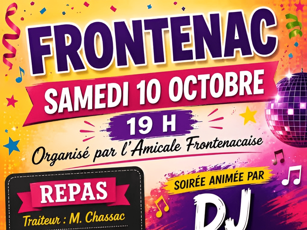 Illustration de l'événement : Soirée festive à Frontenac