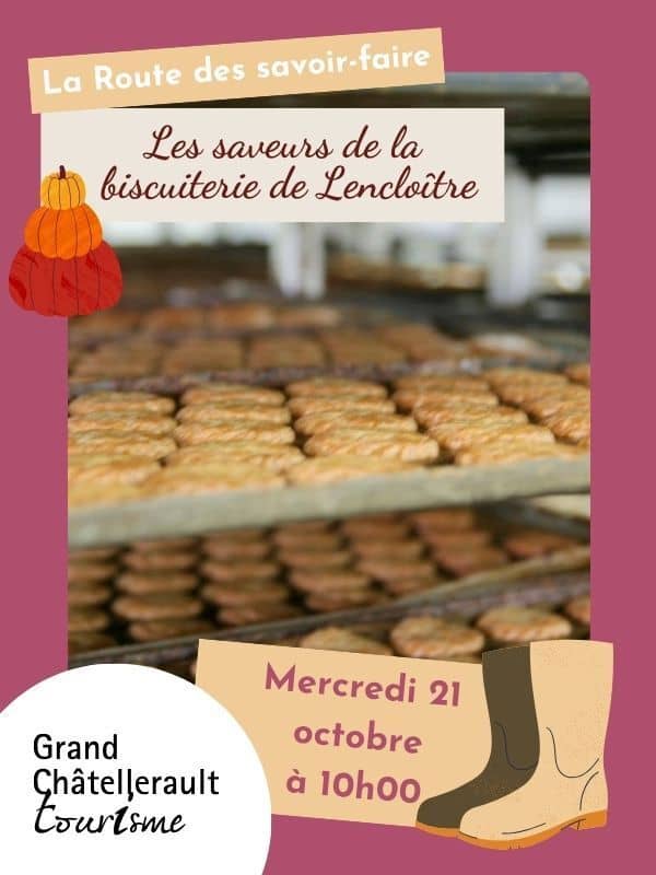 Illustration de l'événement : Les saveurs de la biscuiterie de Lencloître