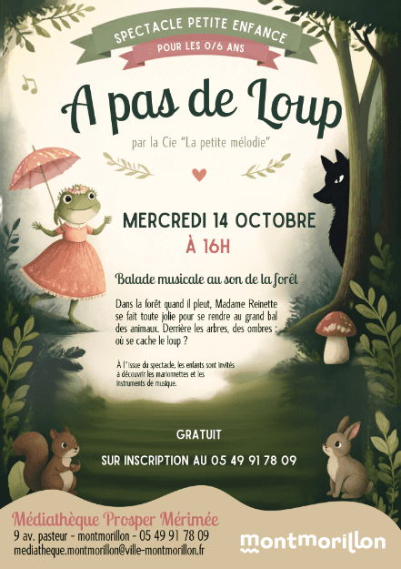 Illustration de l'événement : Spectacle petite enfance A pas de Loup