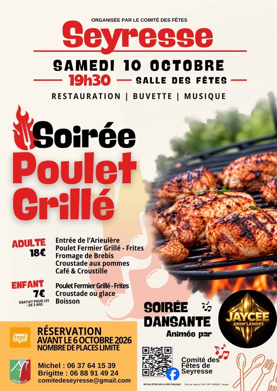 Illustration de l'événement : Soirée Poulets Grillés