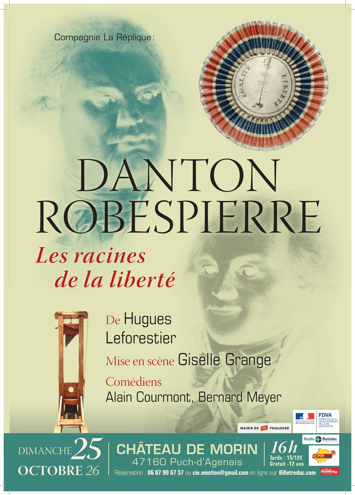 Illustration de l'événement : Danton & Robespierre, les racines de la liberté