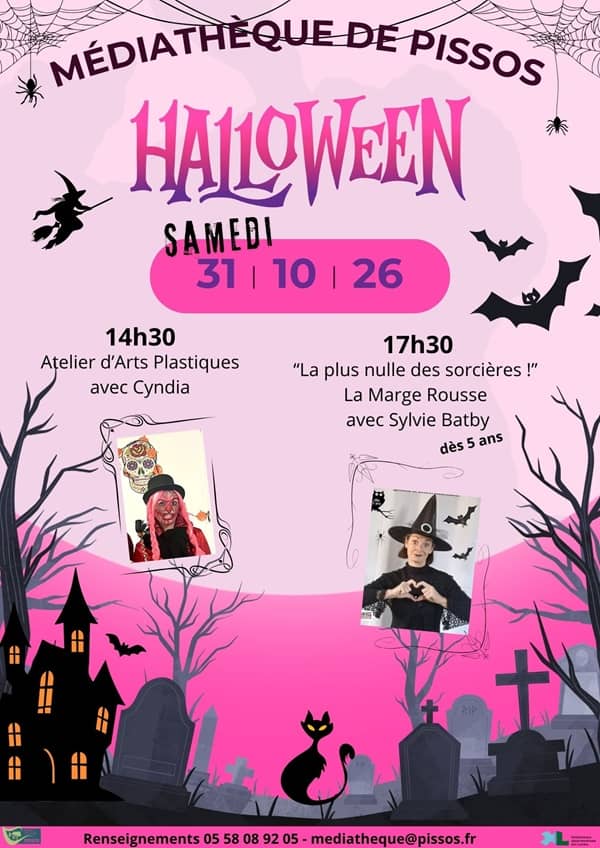 Illustration de l'événement : Halloween - Atelier & Spectacle de lectures théâtralisées !