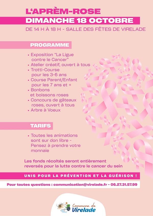 Illustration de l'événement : L'aprem rose