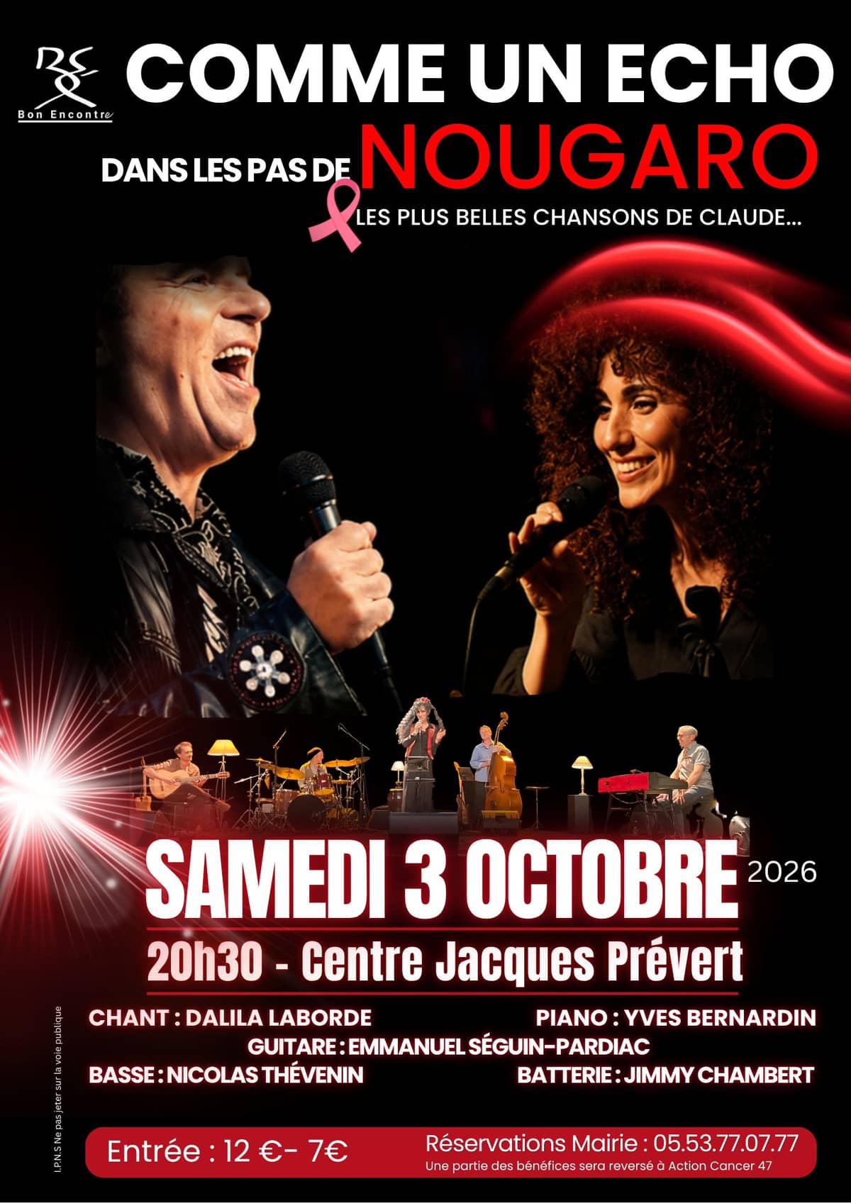 Illustration de l'événement : Concert hommage à Claude NOUGARO