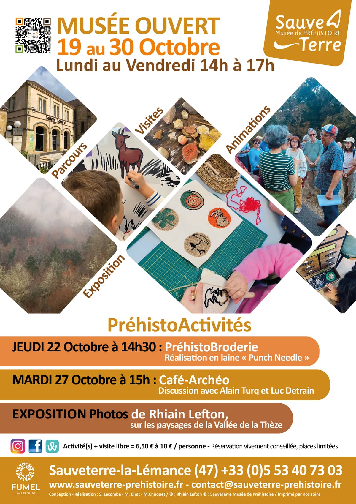 Illustration de l'événement : Ouverture d'automne et Préhisto'activités