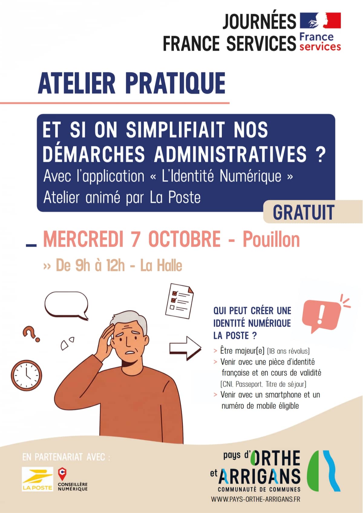 Illustration de l'événement : Et si on se simplifiait nos démarches administratives ?