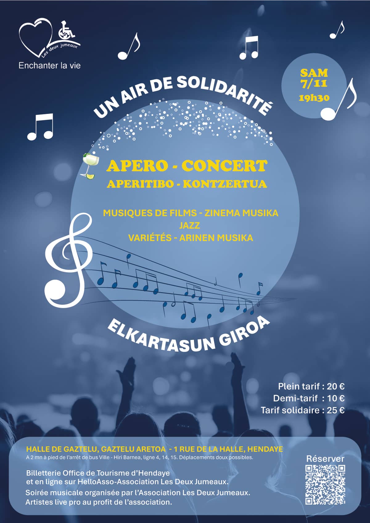 Illustration de l'événement : Apéro-concert - Un air de solidarité