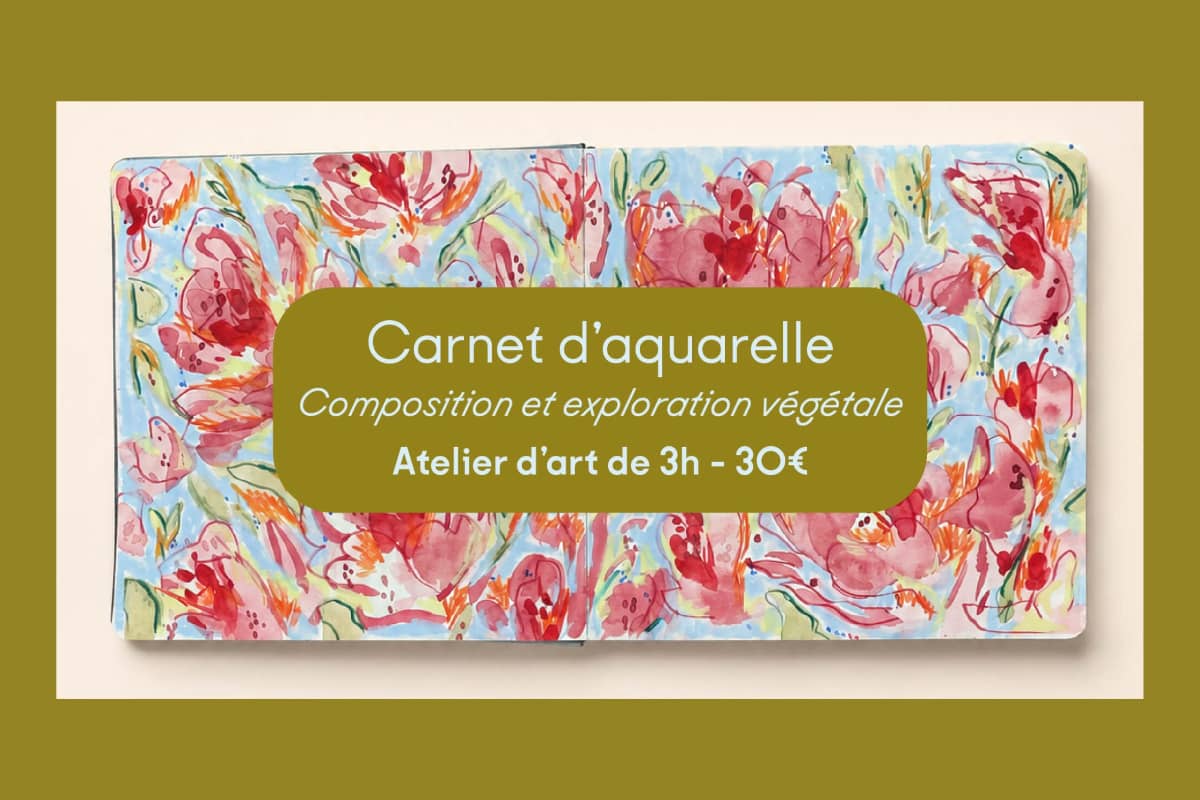 Illustration de l'événement : Atelier | Carnet botanique à l'aquarelle