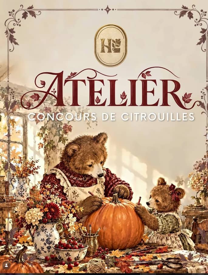 Illustration de l'événement : Atelier Concours de citrouilles - Heydi Café Fleurs