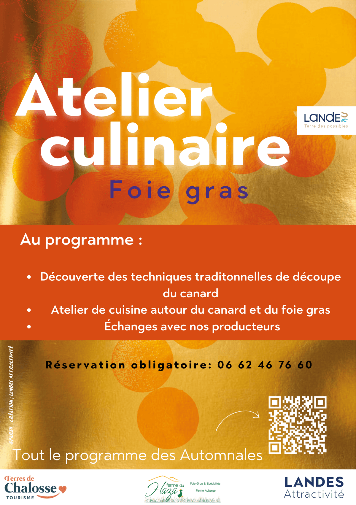 Illustration de l'événement : Atelier de découpe du canard et cours de cuisine par Benoît - Les Automnales du foie gras