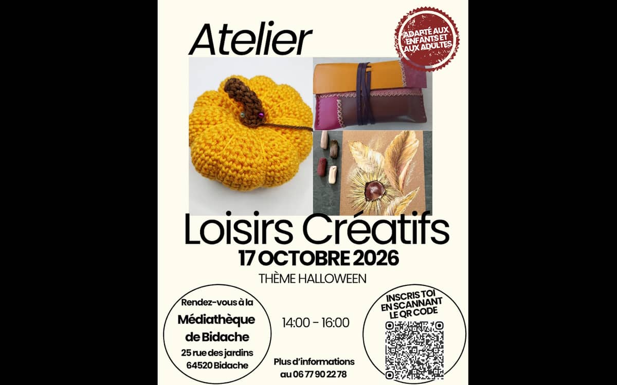 Illustration de l'événement : Atelier de loisirs créatifs