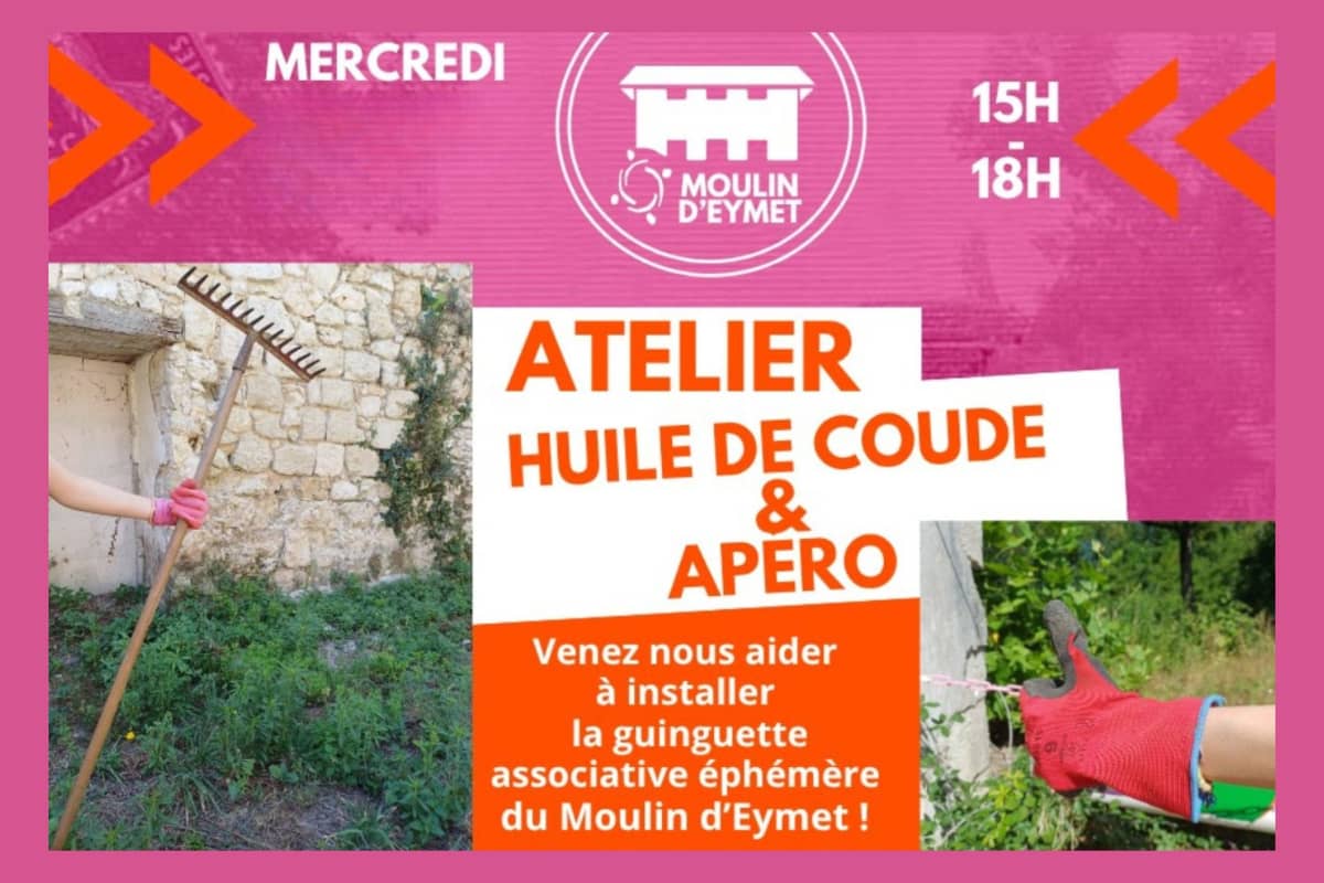 Illustration de l'événement : Atelier huile de coude & apéro