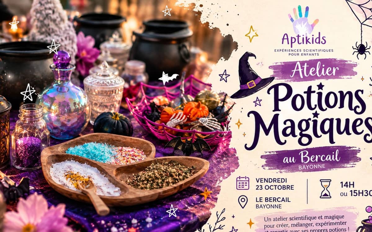 Illustration de l'événement : Atelier potion magique au Bercail