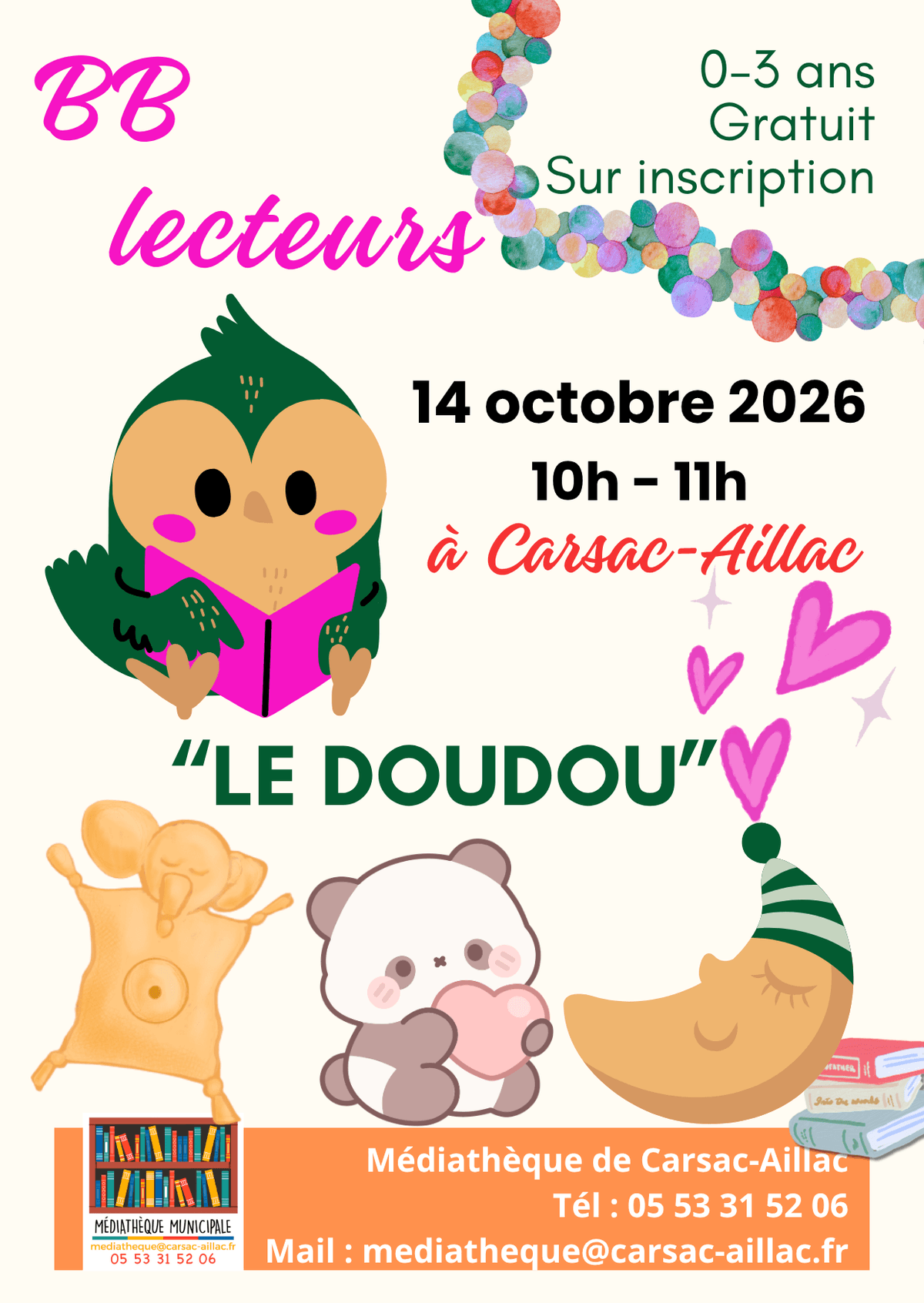 Illustration de l'événement : BB Lecteurs : " Le Doudou "