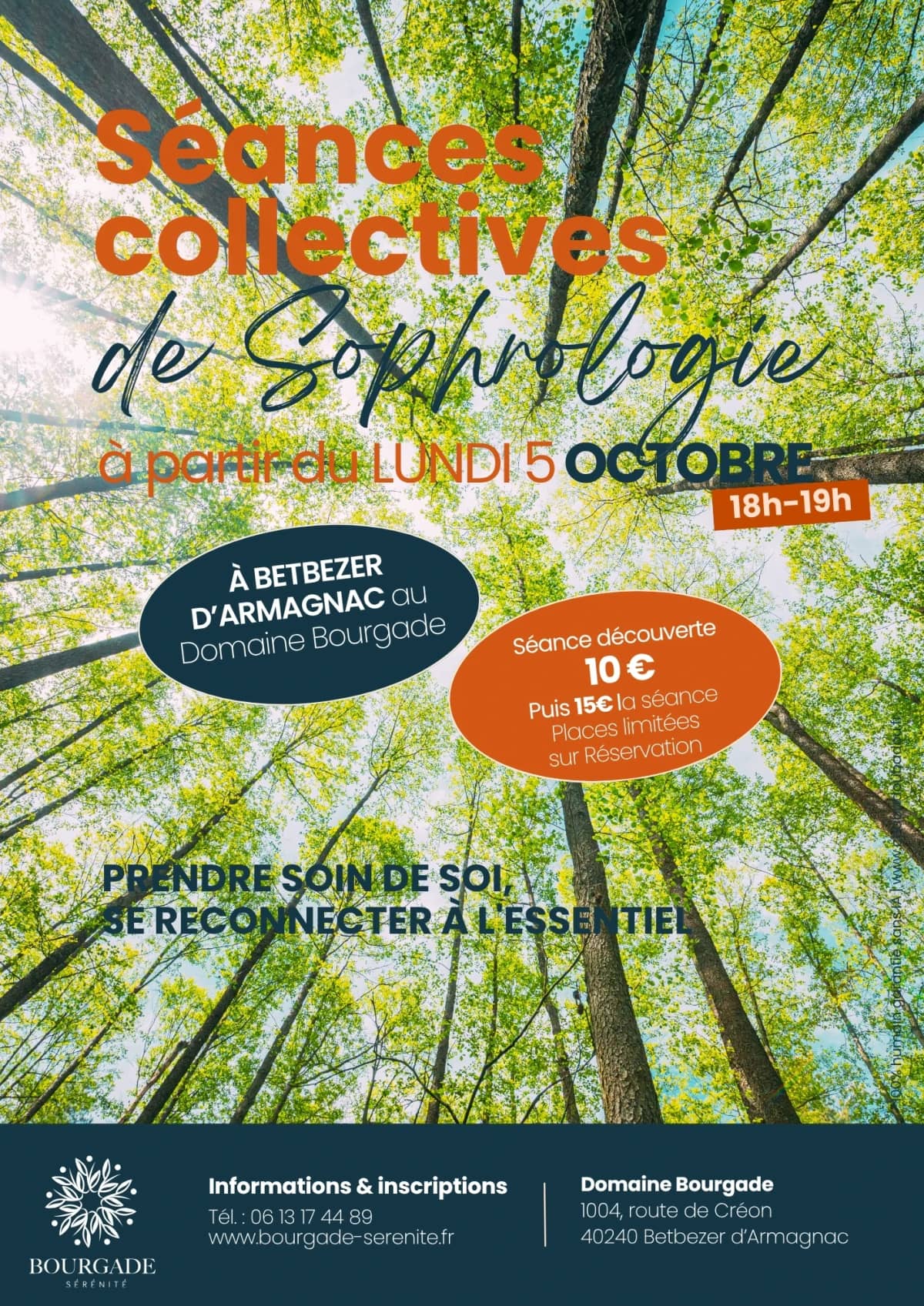 Illustration de l'événement : Séances collectives de sophrologie