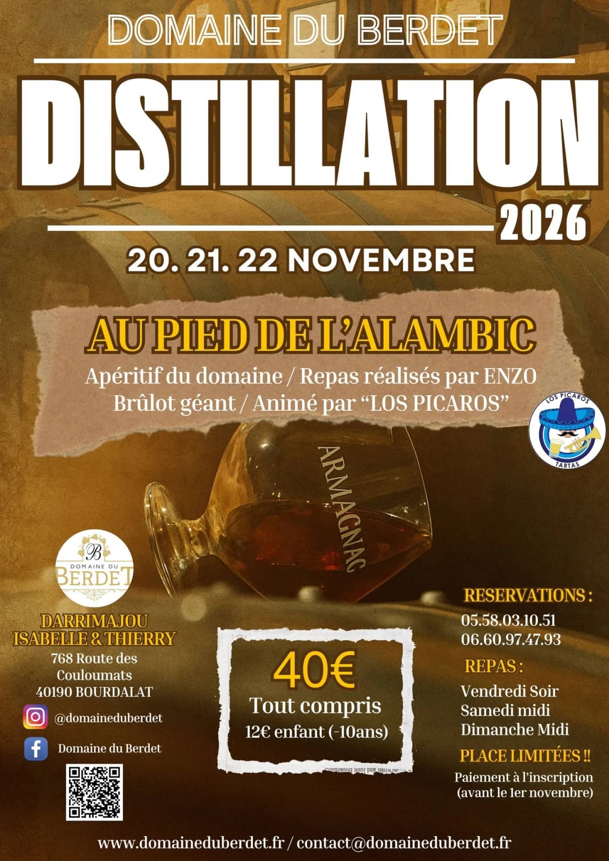 Illustration de l'événement : La distillation au Domaine du Berdet