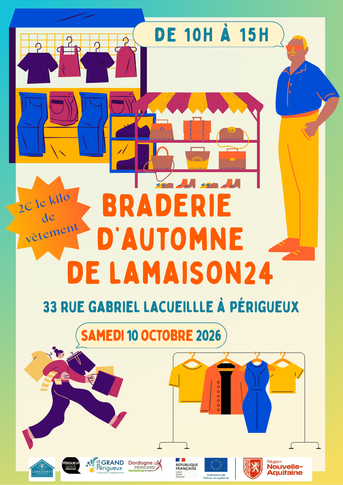 Illustration de l'événement : Braderie d'automne de la Maison 24
