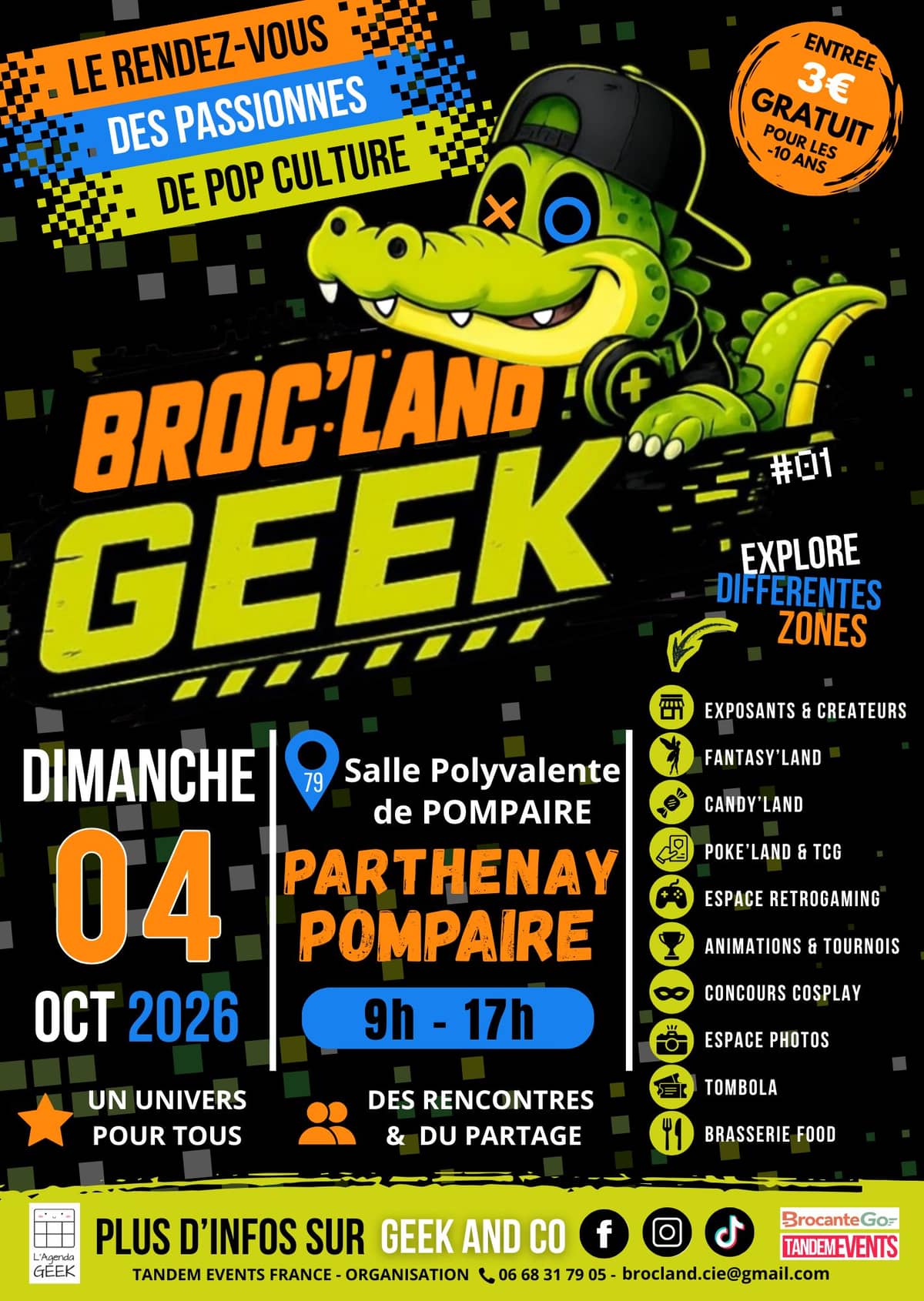 Illustration de l'événement : Broc land geek !