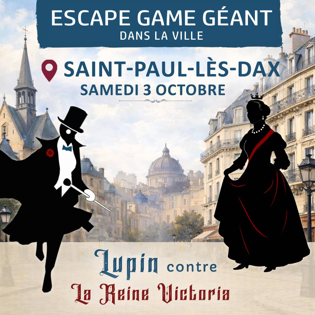 Illustration de l'événement : Escape Game Géant : Lupin dans la Ville