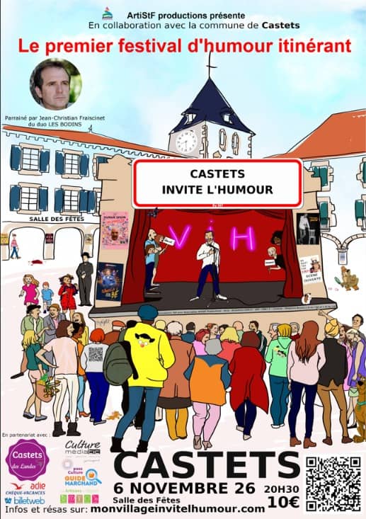 Illustration de l'événement : Castets invite l'humour !