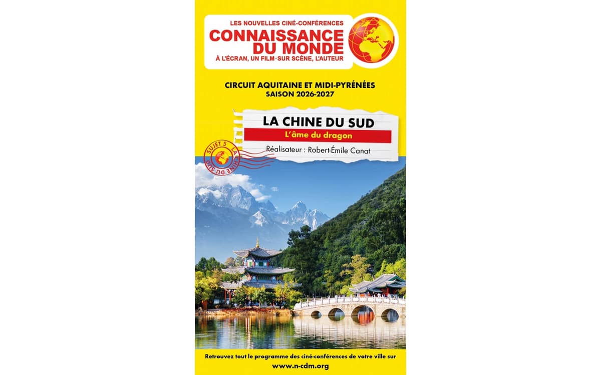 Illustration de l'événement : Connaissance du monde - La Chine du Sud : L’âme du Dragon