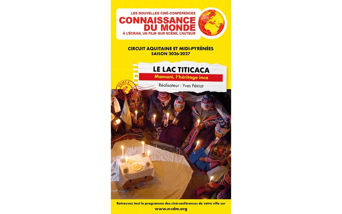 Illustration de l'événement : Connaissance du monde - Le lac Titicaca : Mamani l'héritage inca