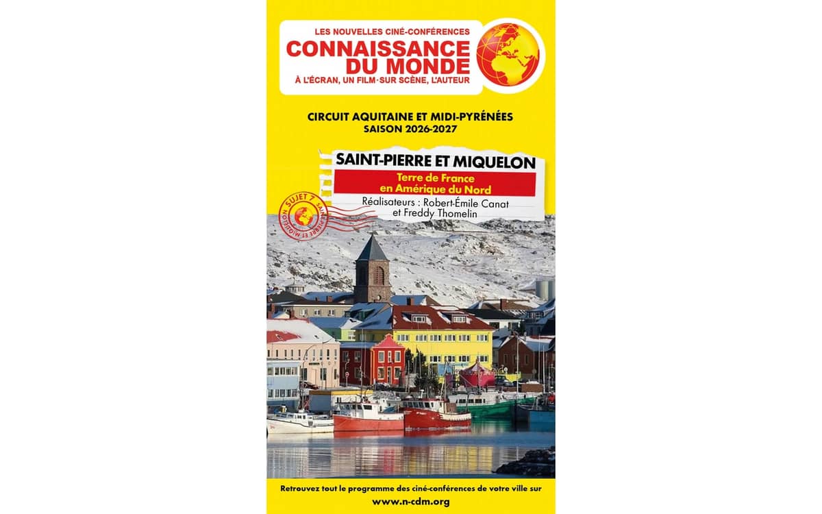 Illustration de l'événement : Connaissance du monde - Saint-Pierre et Miquelon : Terre de France en Amérique du Nord