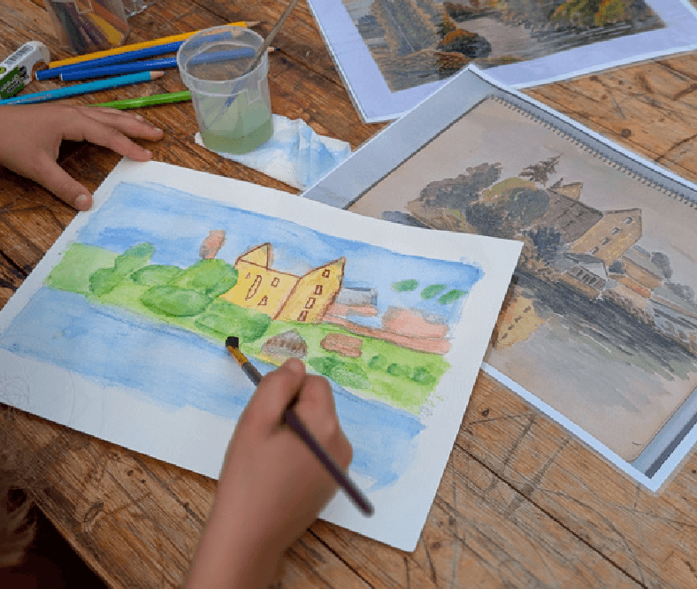Illustration de l'événement : Atelier ARCHIPAT 6/12 ans "SAISON : PAYSAGES" : Au musée
