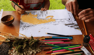 Illustration de l'événement : Atelier "Paysages néo" - de 7 à 9 ans