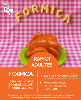 Illustration de l'événement : Spectacle " Formica " à Niort