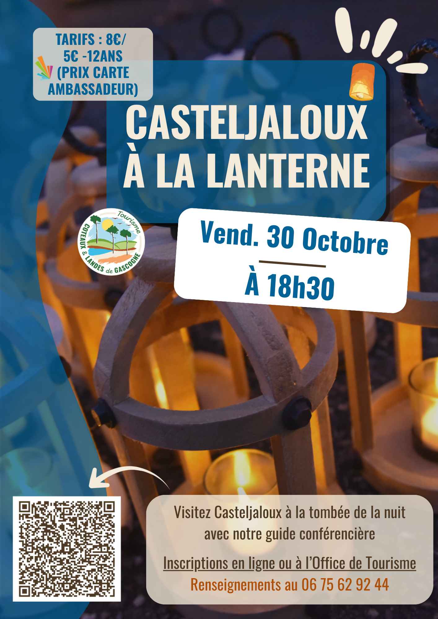 Illustration de l'événement : Visite de Casteljaloux à la lanterne