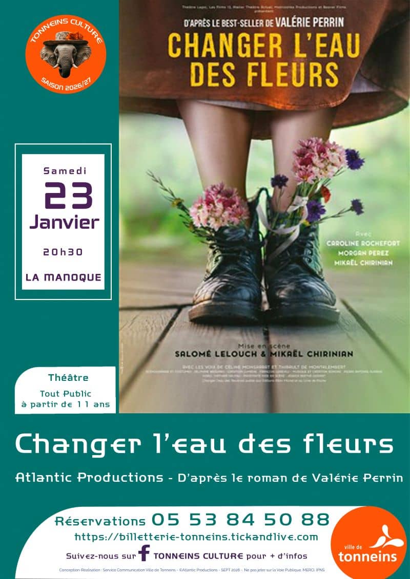 Illustration de l'événement : Théâtre - CHANGER L'EAU DES FLEURS