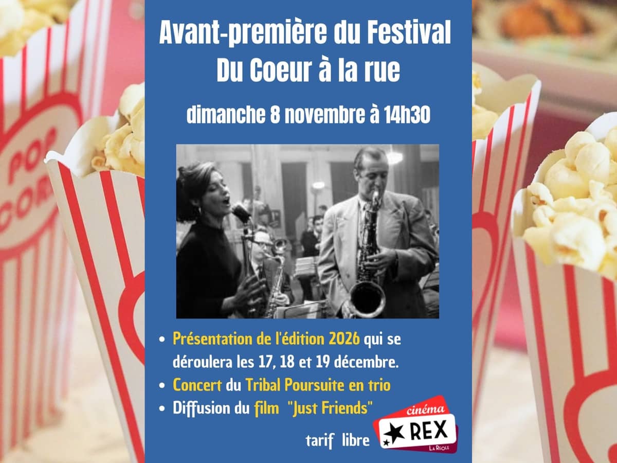Illustration de l'événement : Avant première Du coeur à la rue : film et concert