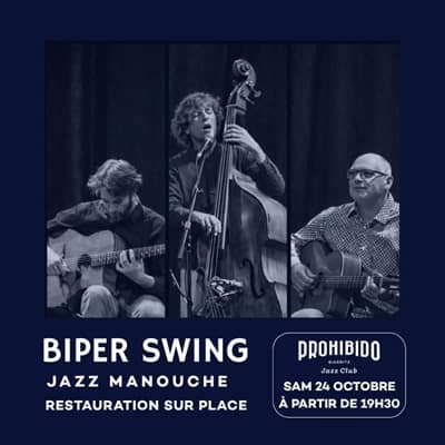 Illustration de l'événement : Prohibido Biarritz Jazz Club - Biper Swing