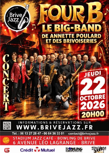 Illustration de l'événement : Concert Four B (Stadium Jazz café)