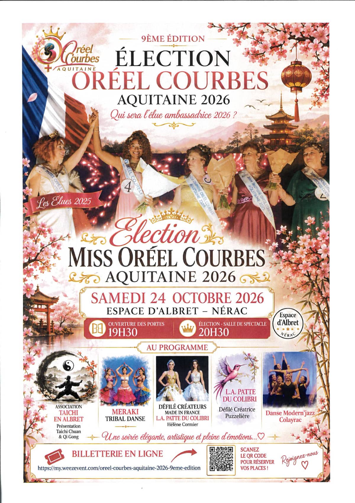 Illustration de l'événement : Election miss oréel courbes Aquitaine 2026