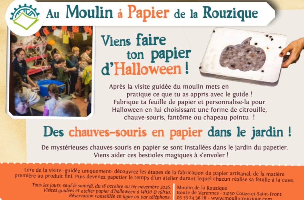 Illustration de l'événement : Viens faire ton papier d'Halloween !