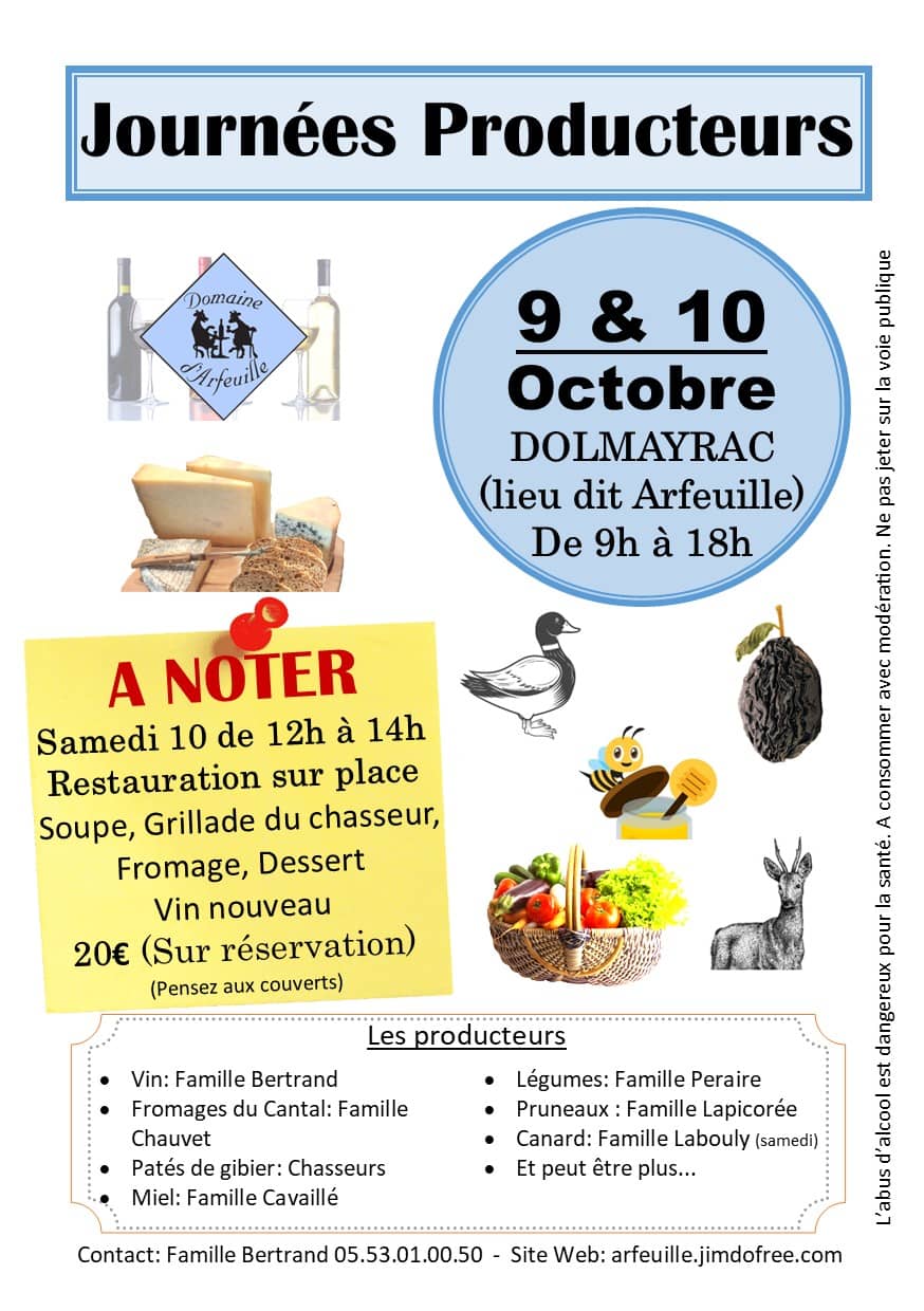 Illustration de l'événement : Journées des Producteurs 2026