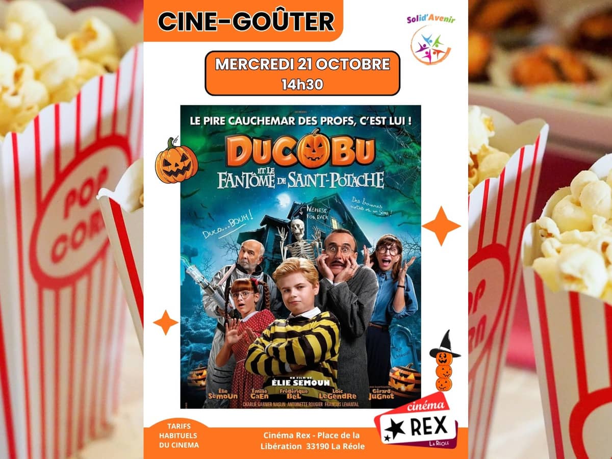 Illustration de l'événement : Ciné-goûter : Ducobu et le fantôme de Saint-Potache