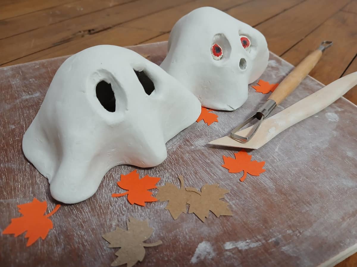 Illustration de l'événement : Halloween - Atelier - Mon fantôme en argile