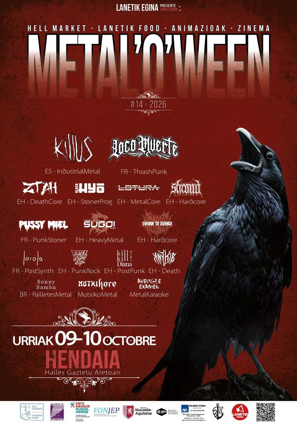 Illustration de l'événement : Festival Metal’o’Ween 2026