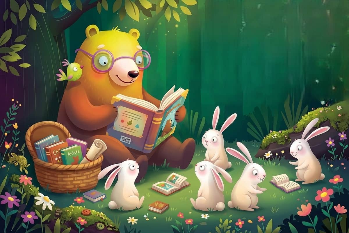 Illustration de l'événement : L'heure du conte - Histoires pour les petits
