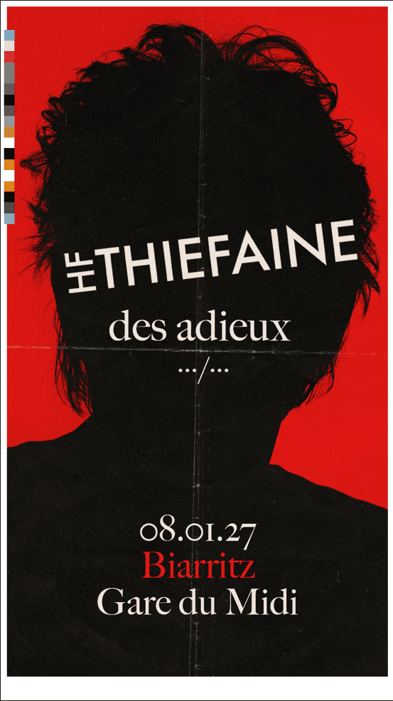 Illustration de l'événement : Hubert Felix Thiefaine - Des Adieux .../...