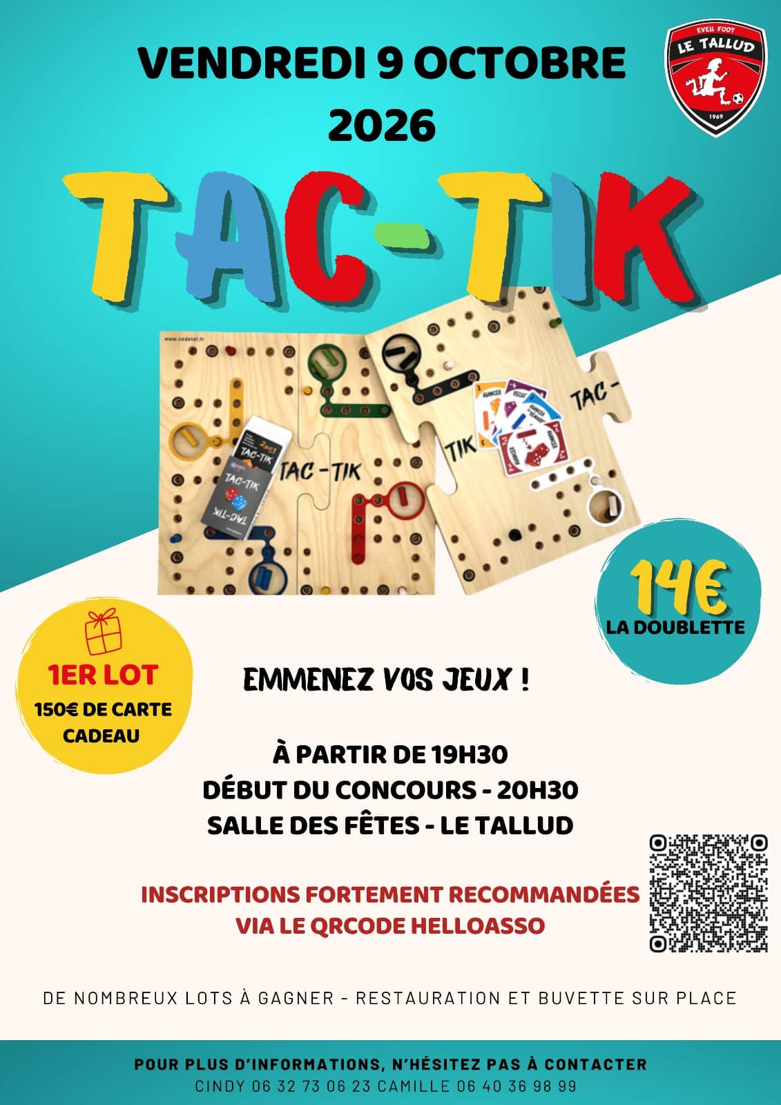 Illustration de l'événement : Tournoi de tac-tik au Tallud