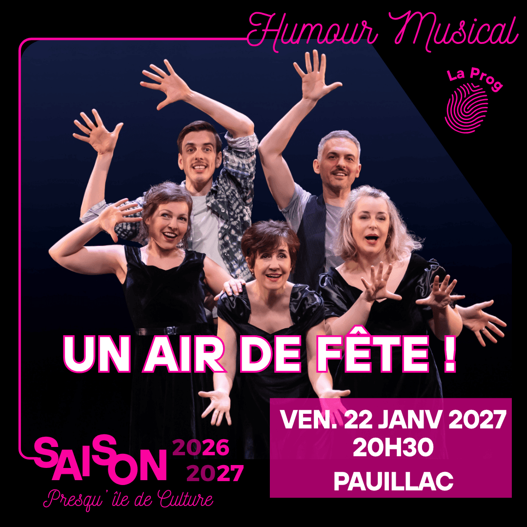 Illustration de l'événement : Humour Musical : Un air de fête - Cie Cinq de Coeur