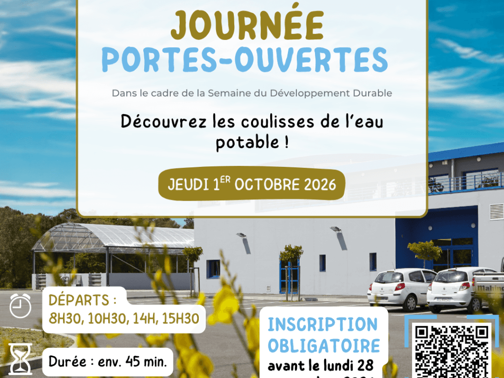 Illustration de l'événement : Journée portes-ouvertes : les coulisses de l'eau potable