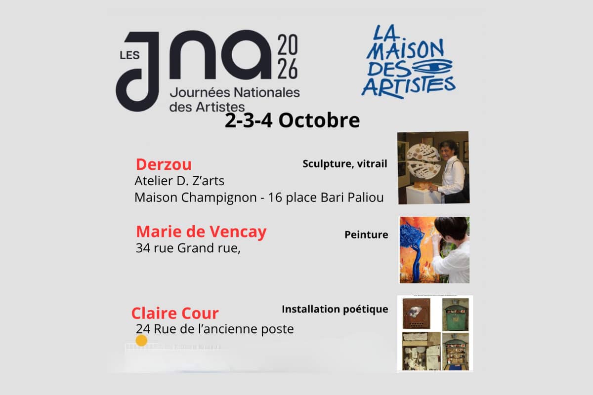 Illustration de l'événement : Les Journées Nationales des Artistes | La Maison des Artistes