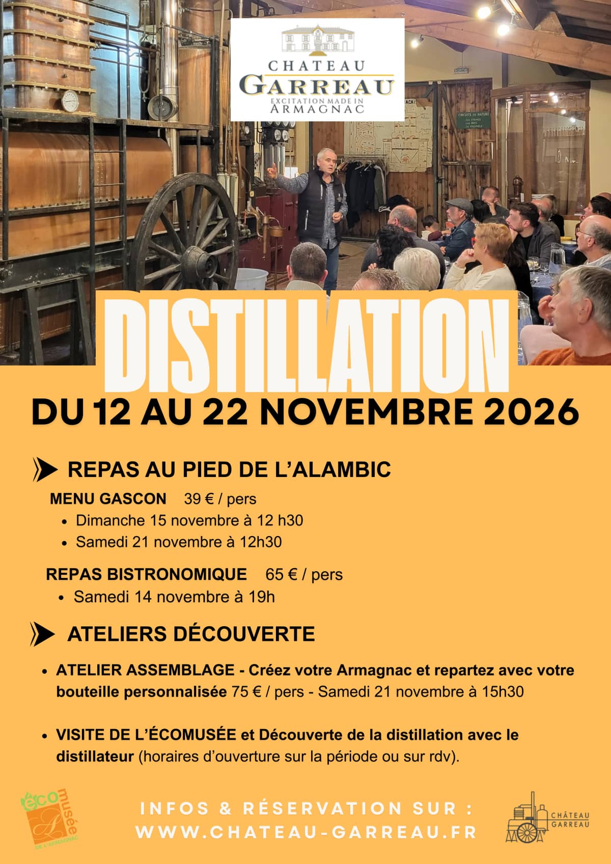 Illustration de l'événement : Découverte de la distillation